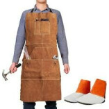 cooking apron leather