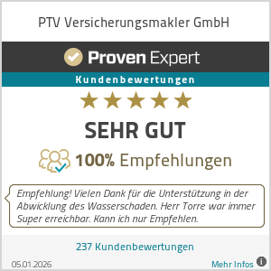 Erfahrungen & Bewertungen zu PTV Versicherungsmakler GmbH