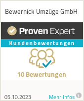 Erfahrungen & Bewertungen zu Bewernick Umzüge GmbH