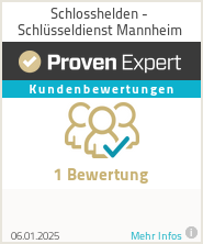 Erfahrungen & Bewertungen zu Schlosshelden - Schlüsseldienst Mannheim