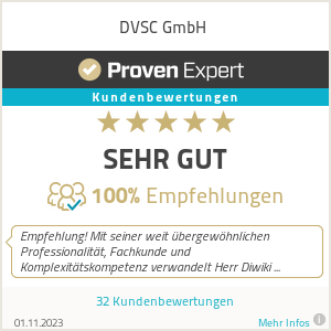 Erfahrungen & Bewertungen zu DVSC GmbH