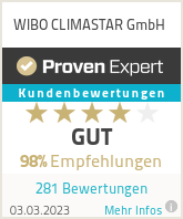 Erfahrungen & Bewertungen zu WIBO CLIMASTAR GmbH