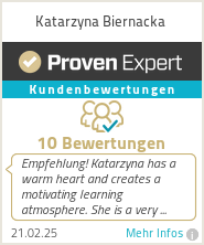 Erfahrungen & Bewertungen zu Katarzyna Biernacka