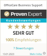 Erfahrungen & Bewertungen zu OfficeCare Business Support