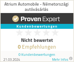 Erfahrungen & Bewertungen zu Atrium Automobile - Németországi autóvásárlás