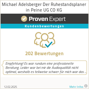 Erfahrungen & Bewertungen zu Michael Adelsberger Der Ruhestandsplaner in Peine UG CO KG