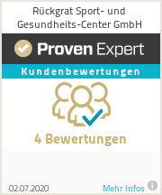 Erfahrungen & Bewertungen zu Rückgrat Sport- und Gesundheits-Center GmbH