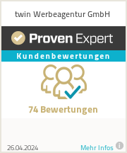 Erfahrungen & Bewertungen zu twin Werbeagentur GmbH