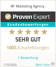 Erfahrungen & Bewertungen zu RF Marketing Agency