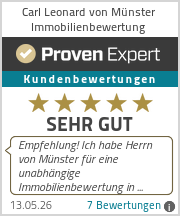 Erfahrungen & Bewertungen zu Carl Leonard von Münster Immobilienbewertung