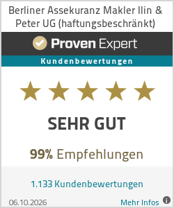 Erfahrungen und Bewertungen zur Berliner Assekuranz Makler Ilin & Peter UG (haftungsbeschränkt)