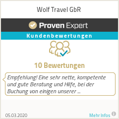 Erfahrungen & Bewertungen zu Wolf Travel GbR