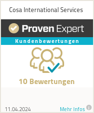 Erfahrungen & Bewertungen zu Cosa International Services