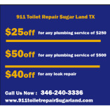 911 Toilet Repair Sugar Land TX