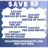 Toilet Repair Texas City TX