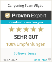 Erfahrungen & Bewertungen zu Canyoning Team Allgäu