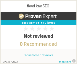 Ratings & reviews for floyd kay SEO