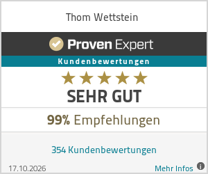 Erfahrungen & Bewertungen zu Thom Wettstein