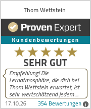 Erfahrungen & Bewertungen zu Thom Wettstein