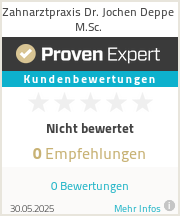 Erfahrungen & Bewertungen zu Zahnarztpraxis Dr. Jochen Deppe M.Sc.