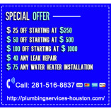 Plumbing Services Houston