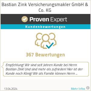 Erfahrungen & Bewertungen zu Bastian Zink Versicherungsmakler GmbH & Co. KG
