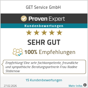 Erfahrungen & Bewertungen zu GET Service GmbH