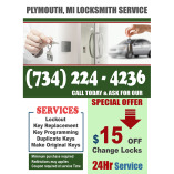 Car Locksmith Plymouth MI