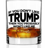 Bulletproof Trump Whiskey Glass