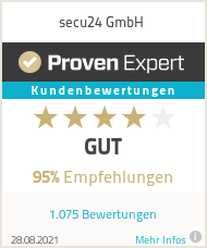 Erfahrungen & Bewertungen zu secu24 GmbH
