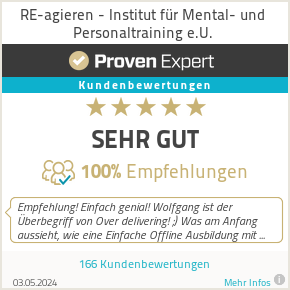 Erfahrungen & Bewertungen zu RE-agieren - Institut für Mental- und Personaltraining e.U.