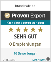 Erfahrungen & Bewertungen zu brandewie.de