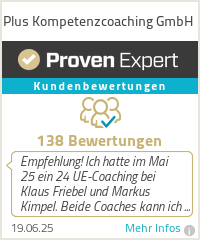 Erfahrungen & Bewertungen zu Plus Kompetenzcoaching GmbH