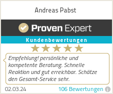 Erfahrungen & Bewertungen zu Andreas Pabst