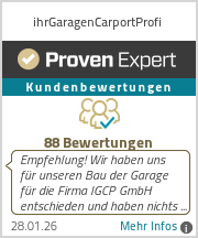 Erfahrungen & Bewertungen zu ihrGaragenCarportProfi