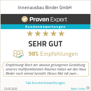 Erfahrungen & Bewertungen zu Innenausbau Binder GmbH