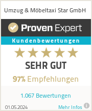 Erfahrungen & Bewertungen zu Umzug & Möbeltaxi Star GmbH