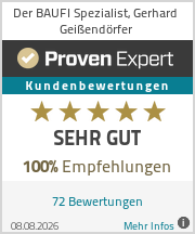 Erfahrungen & Bewertungen zu Der BAUFI Spezialist, Gerhard Geißendörfer