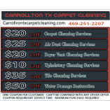 Carrollton TX Carpet Cleaning