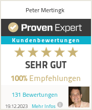 Erfahrungen & Bewertungen zu Peter Mertingk