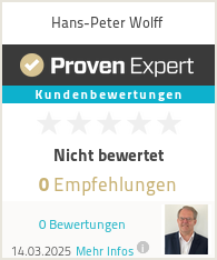 Erfahrungen & Bewertungen zu Hans-Peter Wolff