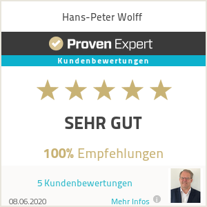 Erfahrungen & Bewertungen zu Hans-Peter Wolff