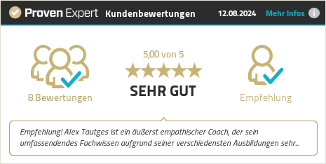 Kundenbewertungen & Erfahrungen zu Alex Tautges Coaching&Körperarbeit. Mehr Infos anzeigen.