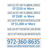 Carrollton Water Heater