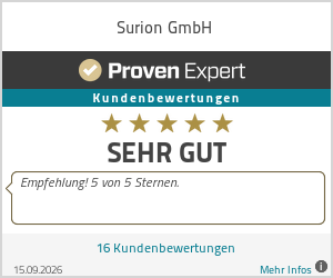 Erfahrungen & Bewertungen zu Surion GmbH