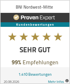Erfahrungen & Bewertungen zu BNI Nordwest-Mitte