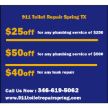 911 Toilet Repair Spring TX