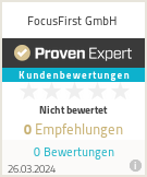 Erfahrungen & Bewertungen zu FocusFirst GmbH