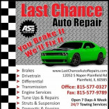 Last Chance Auto Repair For Cars Trucks