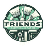 Friends Painting and Taping